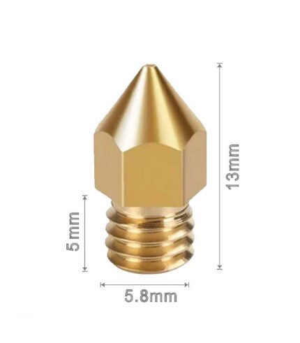 Brass Nozzle for 3D Printer