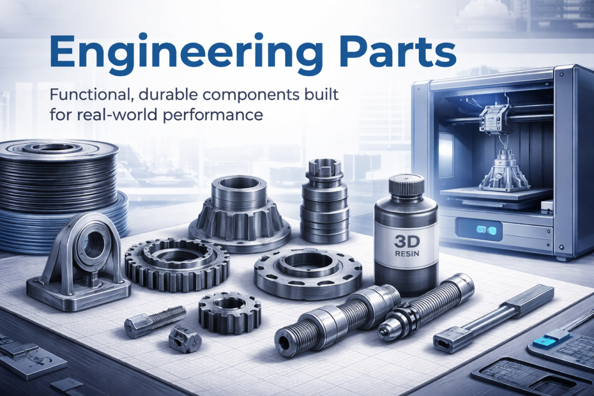 3D Printing Engineering Parts Guide Materials & Applications