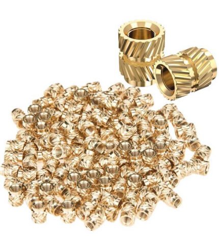 Brass Knurled Heat Set Threaded Inserts
