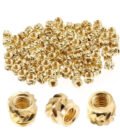 Brass Knurled Heat Set Threaded Inserts