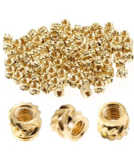 Brass Knurled Heat Set Threaded Inserts