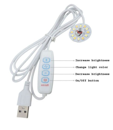 Dimmable USB Powered LED Light
