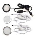 USB Powered Ultra-Thin Round LED Light Kit for 3D Printed Lamps