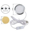 USB Powered Ultra-Thin Round LED Light Kit for 3D Printed Lamps